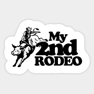 2nd Rodeo Sticker